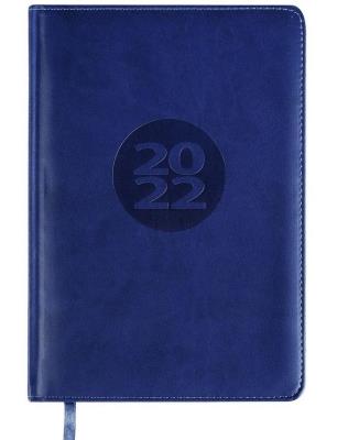 Opakowanie Kalendarz książkowy 2022 A5 niebieski EASY