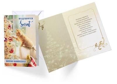Opakowanie Karnet B6 3DV-160 Boże Narodzenie