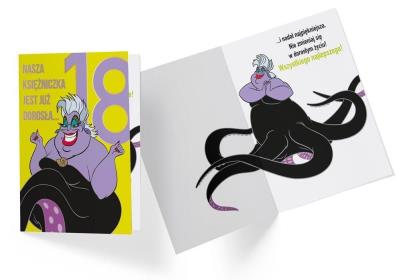 Opakowanie Karnet B6 DS-064 Urodziny 18 Mała Syrenka