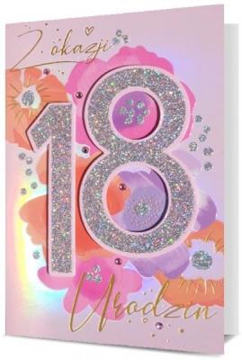 Opakowanie Karnet B6 Osiemnastka HM200-2192