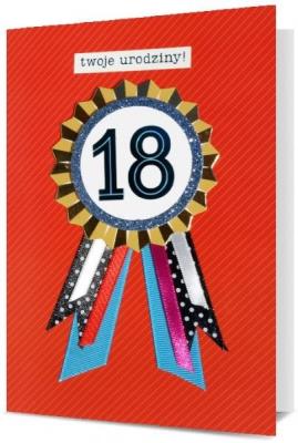 Opakowanie Karnet B6 Osiemnastka HM200-2263