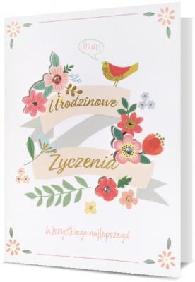 Opakowanie Karnet B6 Urodziny HM200-2254