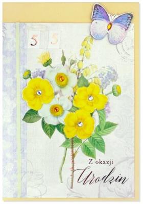 Opakowanie Karnet B6 Urodziny (wymienne cyf.) HM200-2343