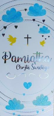 Opakowanie Karnet Chrzest chłopiec SE - 001