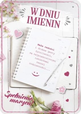 Opakowanie Karnet Imieniny GM-766