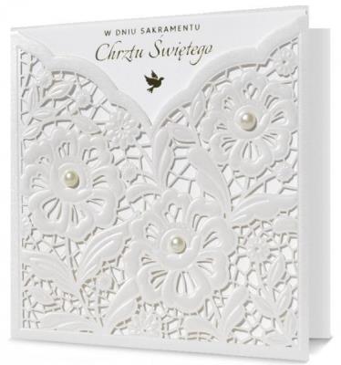 Opakowanie Karnet kwadratowy Chrzest KL HM100-1035