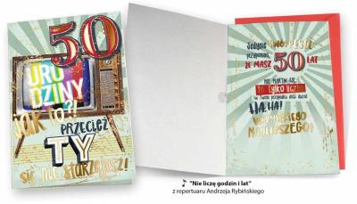 Opakowanie Karnet MP-0046 Urodziny 50