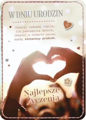 Opakowanie Karnet Urodziny GM-761