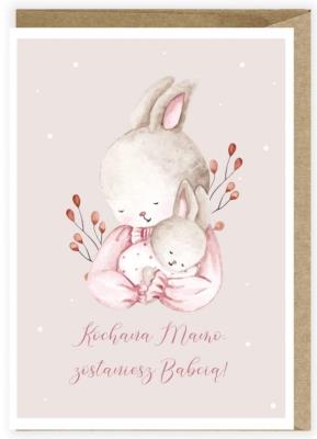 Opakowanie Kartka Zostaniesz Babcią K121