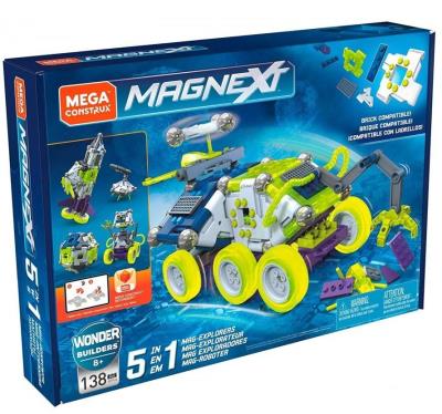 Opakowanie Klocki Mega Construx Magnext 5w1 Explorers
