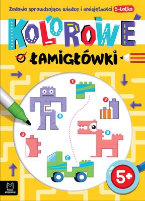 Okładka książki Kolorowe łamigłówki. Zadania sprawdzające wiedzę