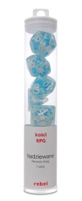 Opakowanie Komplet kości RPG nadziewane Pierwszy śnieg REBEL