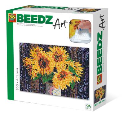 Koraliki do prasowanek - Słoneczniki. Wydawca: SES NL. SmakLiter.pl Opakowanie Koraliki do prasowanek - Słoneczniki