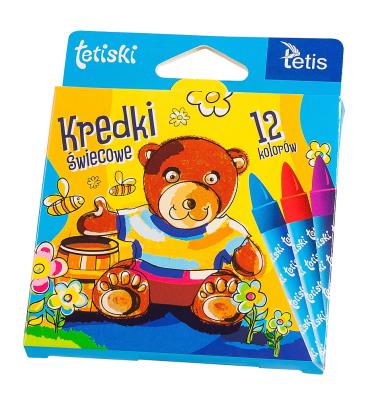Opakowanie Kredki tetiski świecowe 12 kol. (12 kpl.) KT015-AB