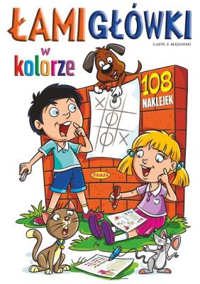 Łamigłówki w kolorze. Autor: Ernest Błędowski. SmakLiter.pl Okładka książki Łamigłówki w kolorze