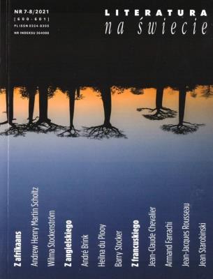 Okładka książki Literatura na świecie 7-8/2021