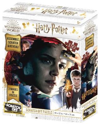 Magiczne puzzle zdrapka 150 HP Hermiona. Wydawca: Rebel. SmakLiter.pl Opakowanie Magiczne puzzle zdrapka 150 HP Hermiona