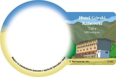 Opakowanie Magnes lodówkowy - Hotel Górski Kalatówki