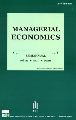 Okładka książki Managerial Economics 21/1