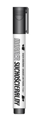 Opakowanie Marker suchościeralny czarny (12szt.) KM106-VS