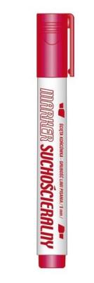 Opakowanie Marker suchościeralny czerwony (12szt.) KM106-CS