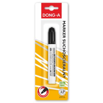 Opakowanie Marker suchościeralny Dong-a czarny  na blistrze