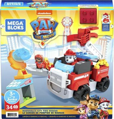 Opakowanie Mega Bloks Psi Patrol Wóz strażacki Marshalla