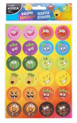 Opakowanie Nalepki zapachowe Owoce 24szt KIDEA