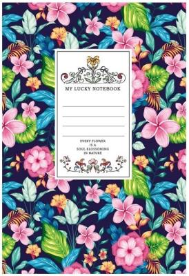 Opakowanie Notatnik ozdobny 145x197/80K kratka TW Kwiaty 2