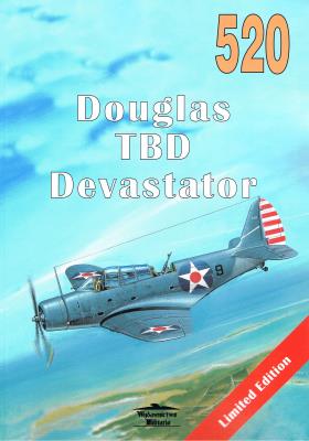 Nr 520 Douglas TBD-1 Devastator (Limited Edition). Autor: Burdowicz-Nowicki Jacek, Janusz Ledwoch. SmakLiter.pl Okładka książki Nr 520 Douglas TBD-1 Devastator (Limited Edition)