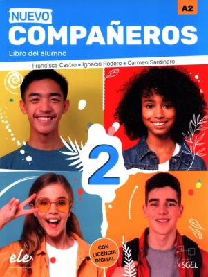 Nuevo Companeros 2 Libro del alumno. Autor: Castro Viúdez Francisca, Díez Ignacio Rodero, Sardinero Francos Carmen. SmakLiter.pl Okładka książki Nuevo Companeros 2 Libro del alumno