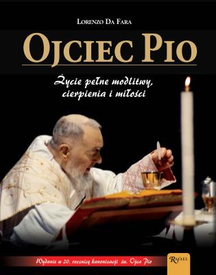 Ojciec Pio. Autor: Da Fara Lorenzo. SmakLiter.pl Okładka książki Ojciec Pio