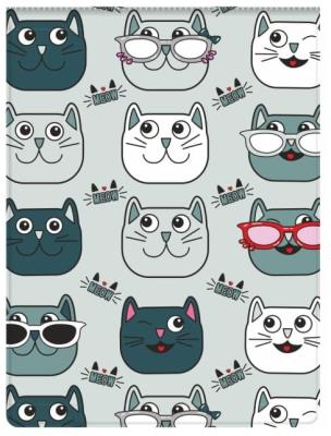 Opakowanie Okładka na dokumenty ucznia pion Szare koty, Biurfol