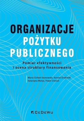 Okładka książki Organizacje pożytku publicznego