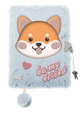 Opakowanie Pamiętnik z kłódką włochacz A5 96k HAPPY DOG