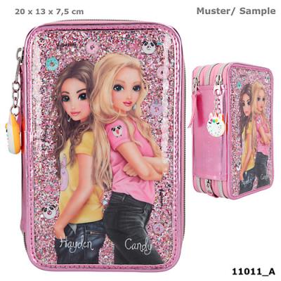 Opakowanie Piórnik potrójny z wyposażeniem TopModel Candy Cake 11011A