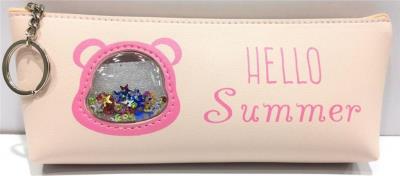 Opakowanie Piórnik saszetka Misiek Hello summer beżowy FRESH