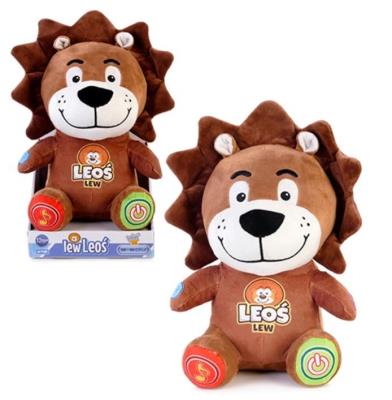 Opakowanie Pluszowy lew Leoś brązowy E-Edu
