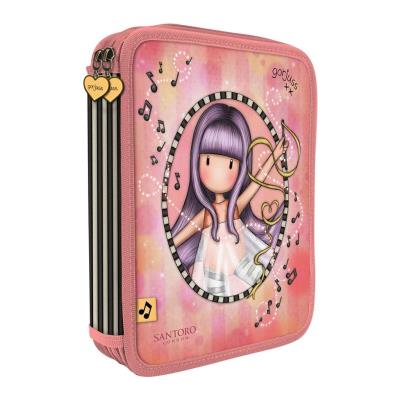 Opakowanie Podwójny Piórnik z wyposażeniem. Little Dancer