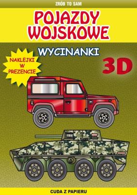 Okładka książki Pojazdy wojskowe wycinanki 3 D