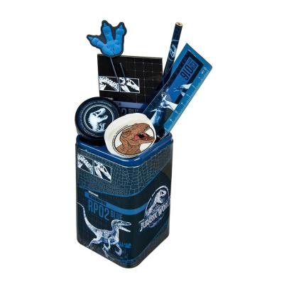 Opakowanie Pojemnik z przyborami szkolnymi 7 el. Dinozaury