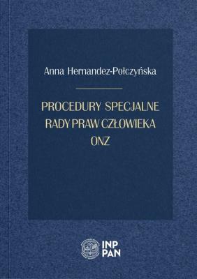 Okładka książki Procedury specjalne Rady Praw Człowieka ONZ