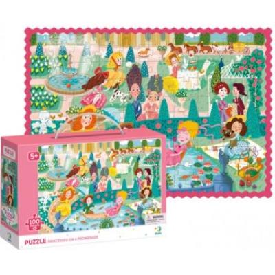 Opakowanie Puzzle 100 Księżniczki na promenadzie DOP300404