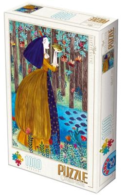 Opakowanie Puzzle 1000 Andrea Kurti, Księżniczka i żaba