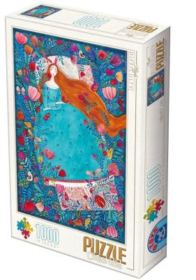 Opakowanie Puzzle 1000 Andrea Kurti, Śpiąca królewna