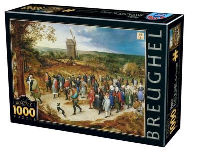 Opakowanie Puzzle 1000 Brueghel, Procesja małżenska