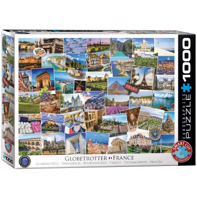 Opakowanie Puzzle 1000 Globetrotter France 6000-5466