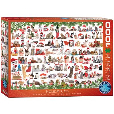 Opakowanie Puzzle 1000 Holiday Cats 6000-0940