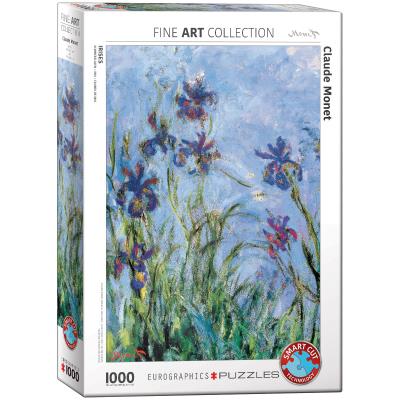 Opakowanie Puzzle 1000 Irises by Monet (Detail) 6000-2034