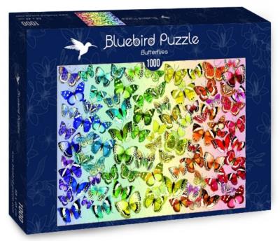 Opakowanie Puzzle 1000 Kolorowe motyle